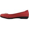 imageCLIFFS BY WHITE MOUNTAIN Womens Charmed Cushioned Ballet FlatRedFabric