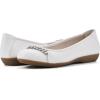 imageCLIFFS BY WHITE MOUNTAIN Womens Charmed Cushioned Ballet FlatWhiteSmooth