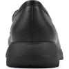 imageCLIFFS BY WHITE MOUNTAIN Womens Flow Cushioned Lug Sole Loafer FlatBlackSmooth