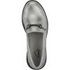 imageCLIFFS BY WHITE MOUNTAIN Womens Flow Cushioned Lug Sole Loafer FlatSilverMetallicSmooth