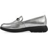 imageCLIFFS BY WHITE MOUNTAIN Womens Flow Cushioned Lug Sole Loafer FlatSilverMetallicSmooth