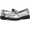 imageCLIFFS BY WHITE MOUNTAIN Womens Flow Cushioned Lug Sole Loafer FlatSilverMetallicSmooth