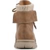 imageCLIFFS BY WHITE MOUNTAIN Womens Shoes Hope City Hiker BootTanFabricSweater