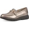 imageCLIFFS BY WHITE MOUNTAIN Womens Flow Cushioned Lug Sole Loafer FlatOld GoldMetallicSmooth