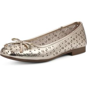 imageCLIFFS BY WHITE MOUNTAIN Womens Bessa Ballet FlatPlatinoMetallicSmooth