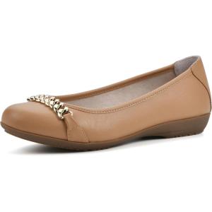 imageCLIFFS BY WHITE MOUNTAIN Womens Charmed Cushioned Ballet FlatTanSmooth