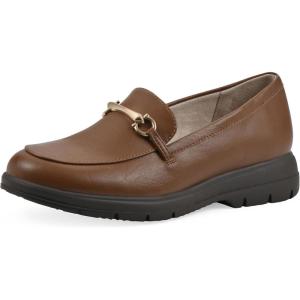 imageCLIFFS BY WHITE MOUNTAIN Womens Flow Cushioned Lug Sole Loafer FlatBrownSmooth
