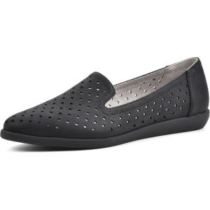 imageCLIFFS BY WHITE MOUNTAIN Womens Melodic Cushioned Loafer FlatBlackNubuck