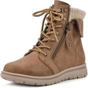 imageCLIFFS BY WHITE MOUNTAIN Womens Shoes Hope City Hiker BootTanFabricSweater