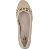 imageWhite Mountain Womens Charmed Cushioned Ballet FlatBeigeRaffia