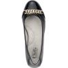 imageWhite Mountain Womens Charmed Cushioned Ballet FlatBlackPatent