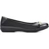imageWhite Mountain Womens Charmed Cushioned Ballet FlatBlackPatent