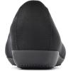 imageWhite Mountain Womens Charmed Cushioned Ballet FlatBlackSuedette