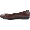imageWhite Mountain Womens Charmed Cushioned Ballet FlatBrownSmooth