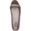 imageWhite Mountain Womens Charmed Cushioned Ballet FlatBrownSmooth