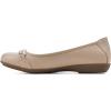 imageWhite Mountain Womens Charmed Cushioned Ballet FlatNaturalSmooth