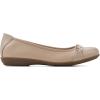 imageWhite Mountain Womens Charmed Cushioned Ballet FlatNaturalSmooth