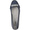imageWhite Mountain Womens Charmed Cushioned Ballet FlatNavySmooth