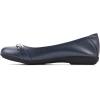 imageWhite Mountain Womens Charmed Cushioned Ballet FlatNavySmooth