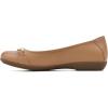 imageWhite Mountain Womens Charmed Cushioned Ballet FlatTanSmooth