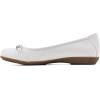 imageWhite Mountain Womens Charmed Cushioned Ballet FlatWhiteSmooth