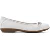 imageWhite Mountain Womens Charmed Cushioned Ballet FlatWhiteSmooth