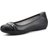 imageWhite Mountain Womens Charmed Cushioned Ballet FlatBlackSmooth