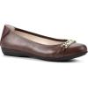 imageWhite Mountain Womens Charmed Cushioned Ballet FlatBrownSmooth