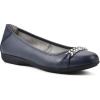 imageWhite Mountain Womens Charmed Cushioned Ballet FlatNavySmooth