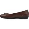 imageWhite Mountain Womens Calming Cushioned Ballet FlatBrownBurnSmooth