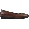 imageWhite Mountain Womens Calming Cushioned Ballet FlatBrownBurnSmooth
