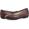 imageWhite Mountain Womens Calming Cushioned Ballet FlatBrownBurnSmooth
