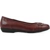 imageWhite Mountain Womens Calming Cushioned Ballet FlatBurgundyBurnSmooth