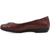 imageWhite Mountain Womens Calming Cushioned Ballet FlatBurgundyBurnSmooth