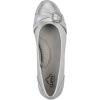 imageWhite Mountain Womens Calming Cushioned Ballet FlatSilverMetallicSmooth