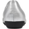 imageWhite Mountain Womens Calming Cushioned Ballet FlatSilverMetallicSmooth