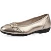 imageWhite Mountain Womens Calming Cushioned Ballet FlatLt GoldMetallicSmooth