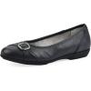 imageWhite Mountain Womens Calming Cushioned Ballet FlatNew NavyBurnSmooth