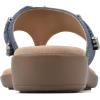 imageCLIFFS BY WHITE MOUNTAIN Womens Bailee Cushioned Flip Flop SandalDk BlueDenimFabric