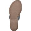 imageCLIFFS BY WHITE MOUNTAIN Womens Bailee Cushioned Flip Flop SandalDk BlueDenimFabric
