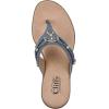 imageCLIFFS BY WHITE MOUNTAIN Womens Bailee Cushioned Flip Flop SandalDk BlueDenimFabric