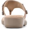 imageCLIFFS BY WHITE MOUNTAIN Womens Bailee Cushioned Flip Flop SandalNaturalWoven