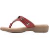 imageCLIFFS BY WHITE MOUNTAIN Womens Bailee Cushioned Flip Flop SandalRedWoven