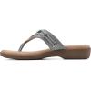 imageCLIFFS BY WHITE MOUNTAIN Womens Bailee Cushioned Flip Flop SandalSlate BlueWoven