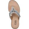 imageCLIFFS BY WHITE MOUNTAIN Womens Bailee Cushioned Flip Flop SandalSlate BlueWoven