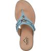 imageCLIFFS BY WHITE MOUNTAIN Womens Bailee Cushioned Flip Flop SandalTurquoiseWoven