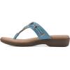imageCLIFFS BY WHITE MOUNTAIN Womens Bailee Cushioned Flip Flop SandalTurquoiseWoven