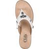 imageCLIFFS BY WHITE MOUNTAIN Womens Bailee Cushioned Flip Flop SandalWhiteWoven