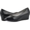 imageCLIFFS BY WHITE MOUNTAIN Womens Bolivia Cushioned Wedge HeelBlackSmooth