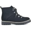 imageCLIFFS BY WHITE MOUNTAIN Womens Connie Cushioned LaceUp City Hiker Ankle BootBlackFabric